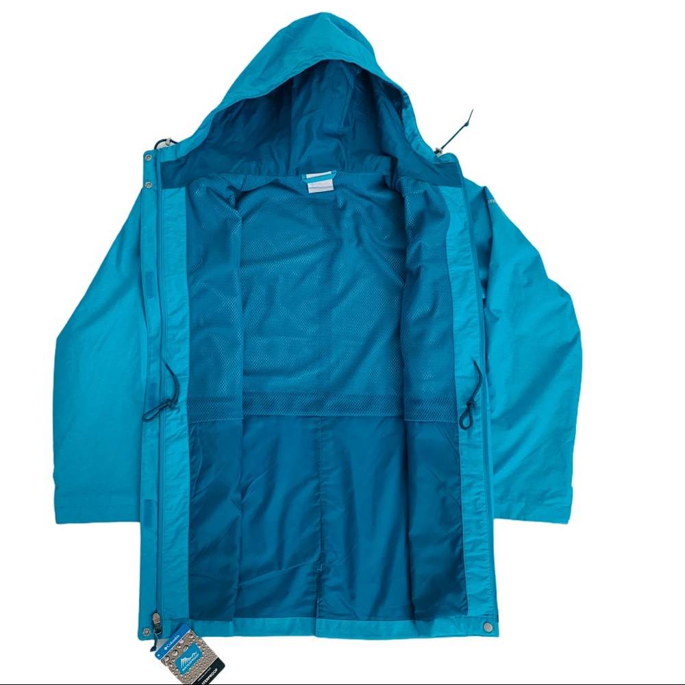 Columbia Aquamarine Women Norwalk Mountain Jacket - Picture 6 of 8